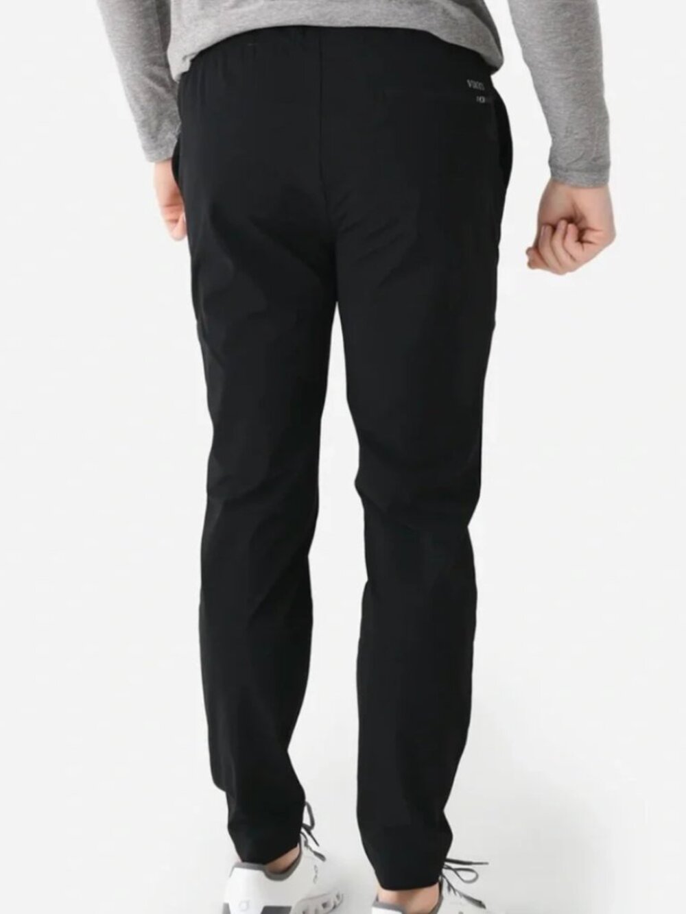 VUORI Fleet Pants Athletic Slim 30" Elastic Waist Stretch Performance Sz M Black - Picture 2 of 14